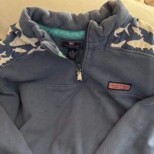 Vineyard Vines Shep Shirt with White Shark Accents